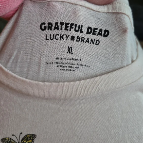 NWT Grateful Dead Butterflies Classic Crew - Picture 8 of 10